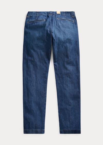 Pantalones Ralph Lauren Hombre Azules - Slim Straight Denim - TVEBO8904